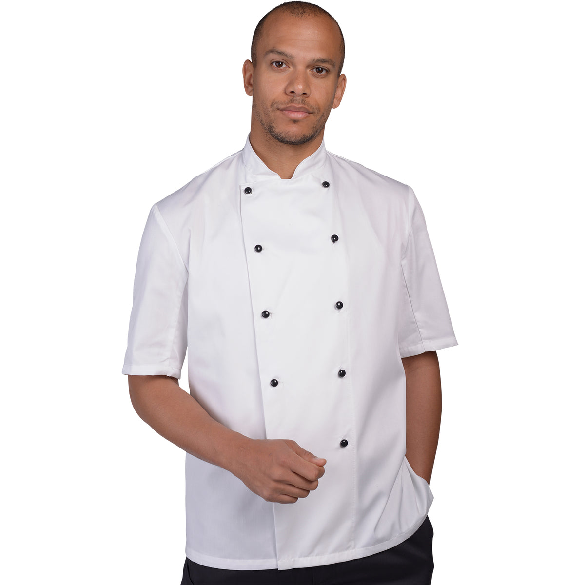 ADC Chefs Jacket with StayCool and Removable Studs - White / XS / Regular