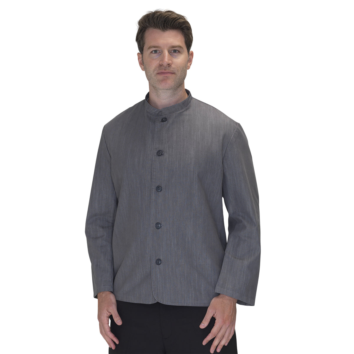 Dennys Cross Dyed Men's Nehru Jacket - XL