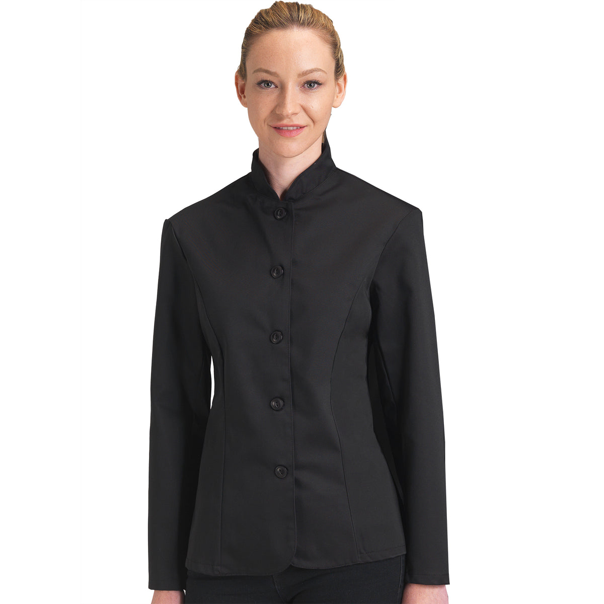 Dennys Womens Nehru Jacket - Black / L