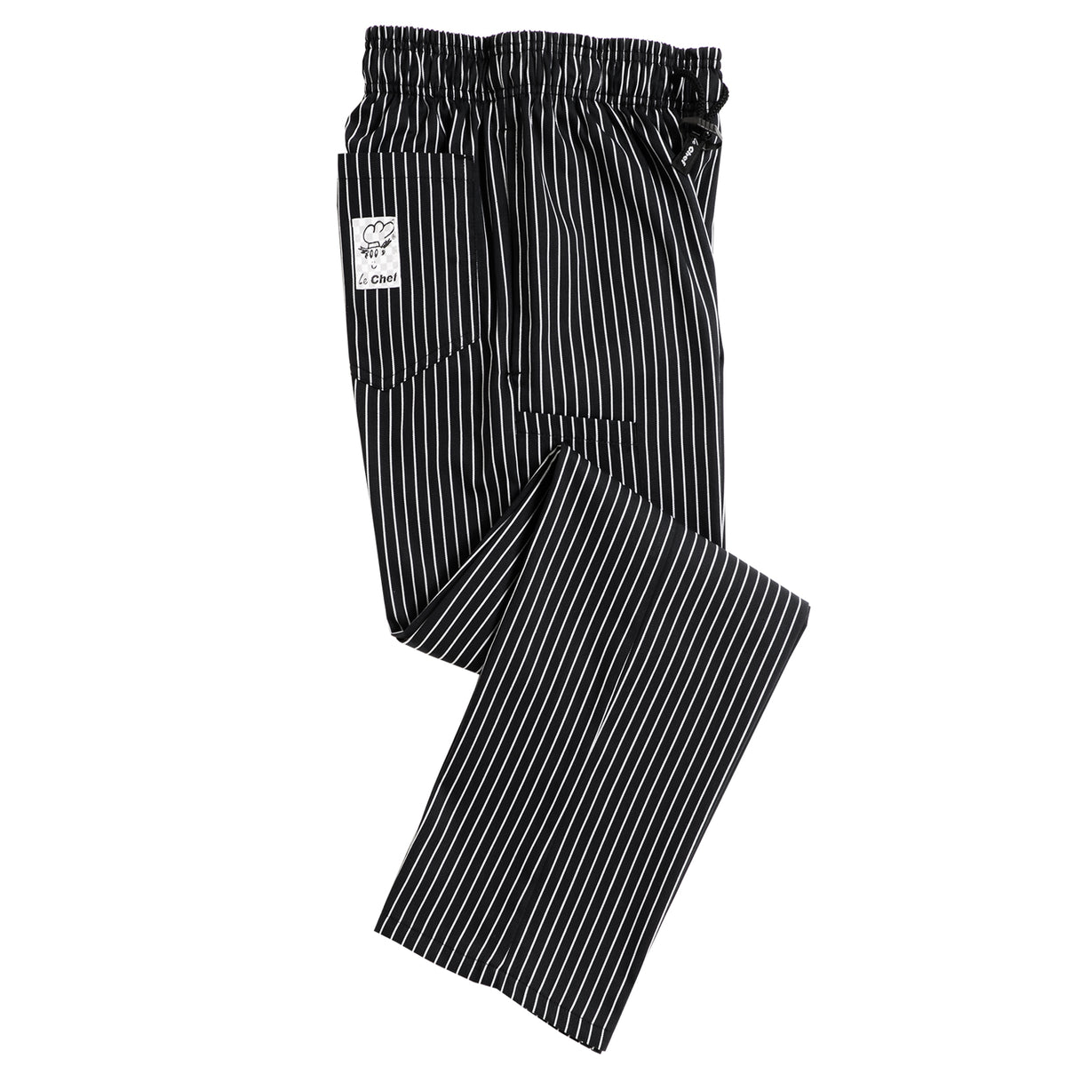Le Chef Woven Design Trousers - Pinstripe / 4XL