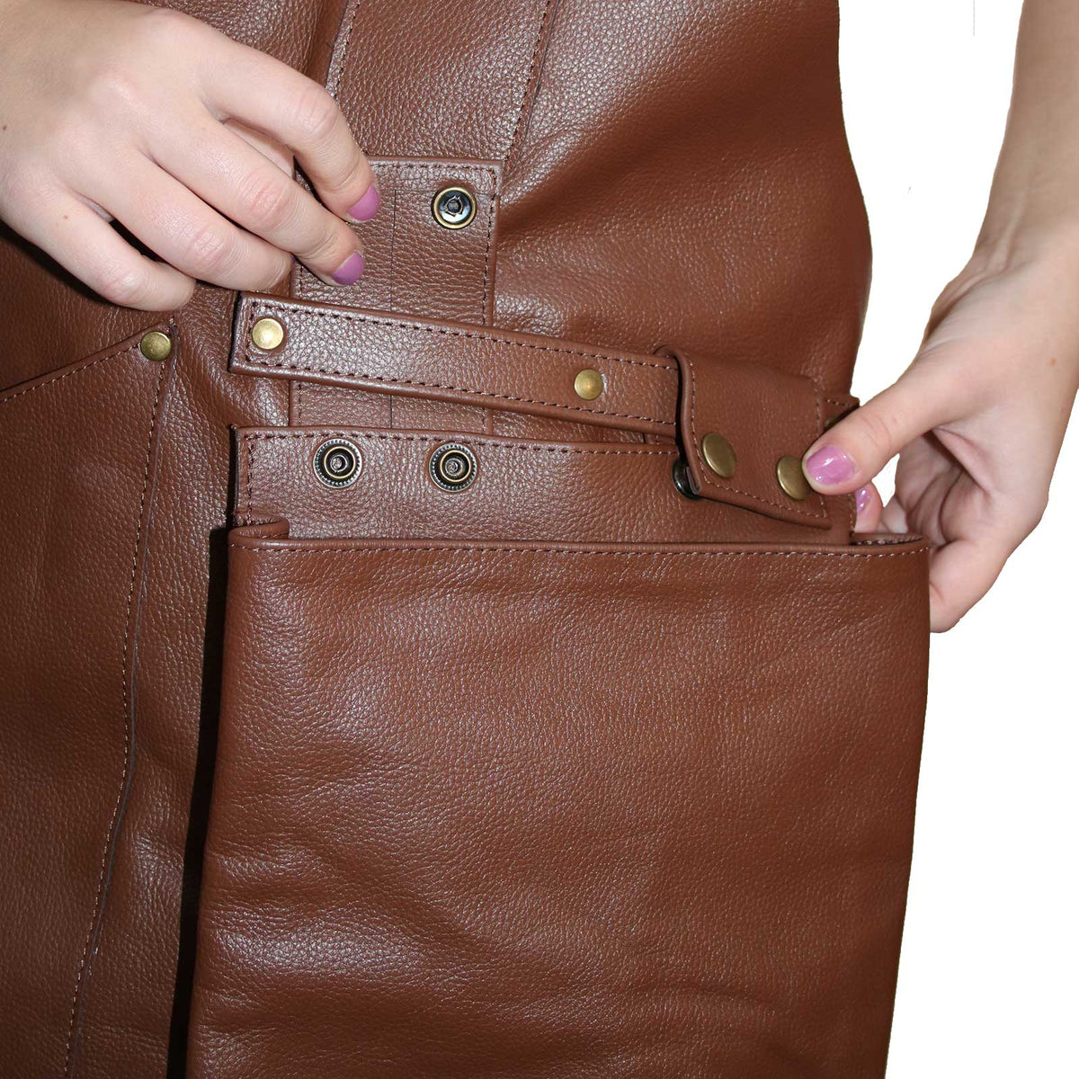 Joseph Alan Detachable Leather Pocket for DP118 - Brown