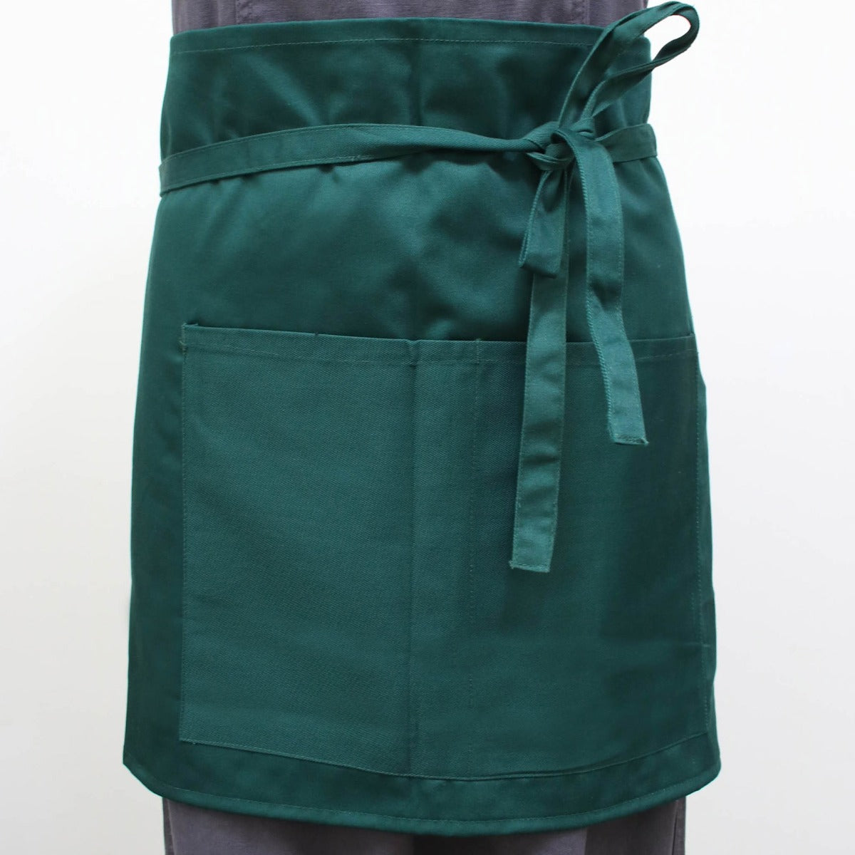 Bistro Apron With Pocket - Bottle Green