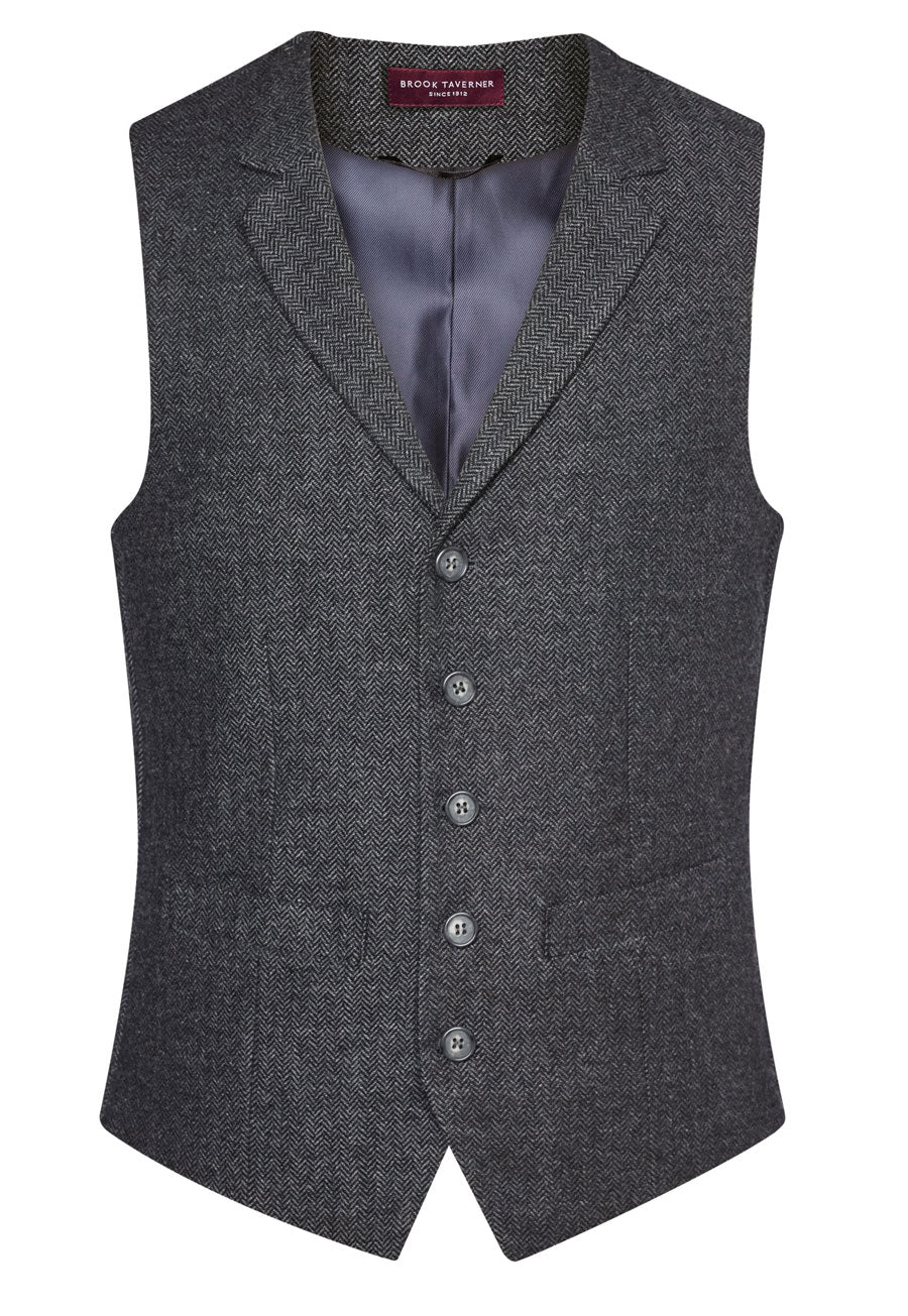 Brook Taverner - Memphis Tweed Waistcoat - 1463