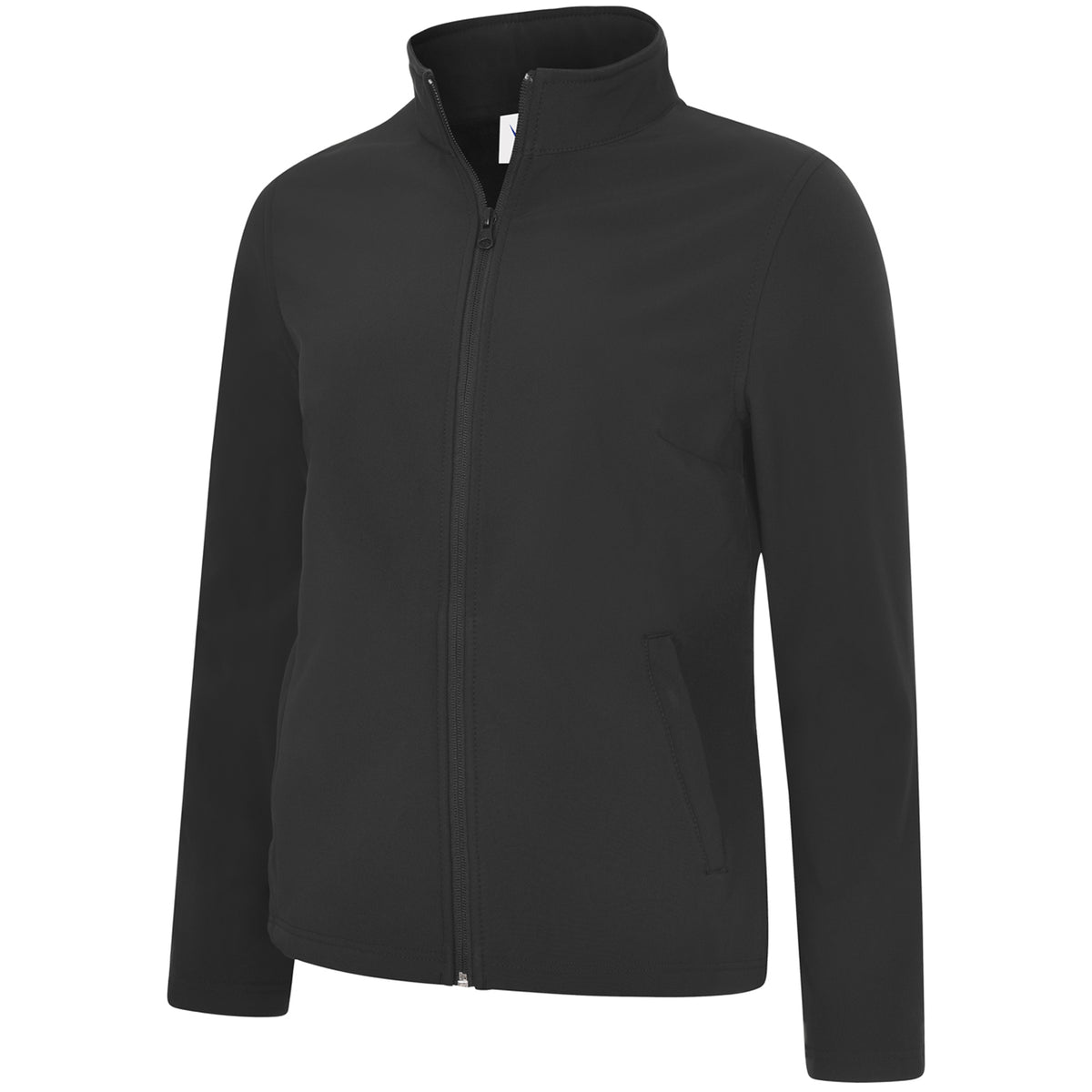 Uneek Ladies Classic Full Zip Soft Shell Jacket - Black / 2XL